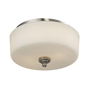 Cardinal - 2 Light Flush Mount in Fusion Style - 11.75 Inches Wide by 5.5 Inches High - 464645