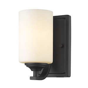 Bordeaux - 1 Light Wall Sconce in Fusion Style - 4.75 Inches Wide by 8.5 Inches High