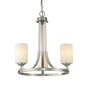 Bordeaux - 3 Light Chandelier in Fusion Style - 19.38 Inches Wide by 21.38 Inches High