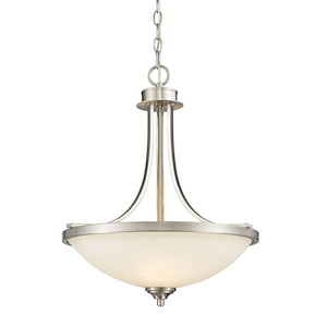 Bordeaux - 3 Light Pendant in Metropolitan Style - 17.13 Inches Wide by 21 Inches High