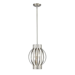 Moundou - 3 Light Pendant in Metropolitan Style - 12 Inches Wide by 17.25 Inches High - 495496