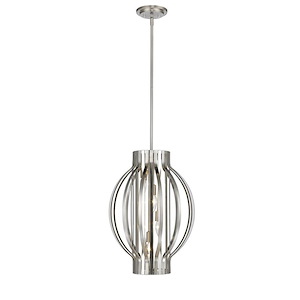 Moundou - 4 Light Pendant in Metropolitan Style - 16 Inches Wide by 22 Inches High
