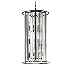 Monarch - 12 Light Chandelier in Fusion Style - 20 Inches Wide by 39 Inches High - 495485