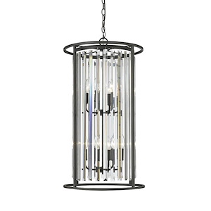 Monarch - 8 Light Chandelier in Fusion Style - 17 Inches Wide by 32 Inches High - 495478