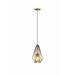 Quintus - 1 Light Mini Pendant-15.75 Inches Tall and 9.25 Inches Wide - 495463