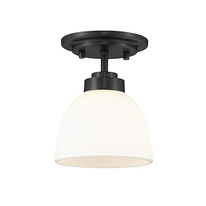 Ashton - 1 Light Flush Mount in Traditional Style - 6 Inches Wide by 7.25 Inches High