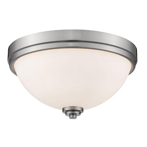 Ashton - 2 Light Flush Mount in Traditional Style - 13 Inches Wide by 6.5 Inches High - 550121