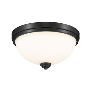 Ashton - 2 Light Flush Mount in Traditional Style - 13 Inches Wide by 6.5 Inches High