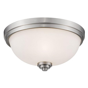 Ashton - 3 Light Flush Mount in Traditional Style - 15 Inches Wide by 8 Inches High