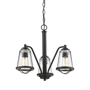 Mariner - 3 Light Chandelier in Contemporary Style - 19.63 Inches Wide by 18.13 Inches High
