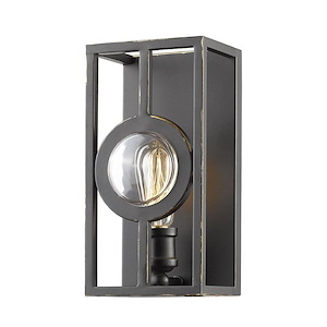 Port - 1 Light Wall Sconce in Coastal Style - 6 Inches Wide by 12 Inches High - 600690