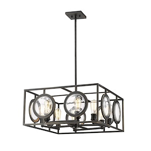 Port - 8 Light Pendant in Coastal Style - 25.75 Inches Wide by 11 Inches High