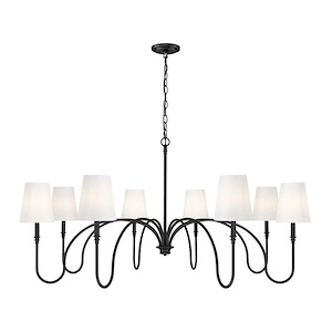 Jisele - 8 Light Chandelier-28.25 Inch Tall and 58.75 Inch Wide - 1397072