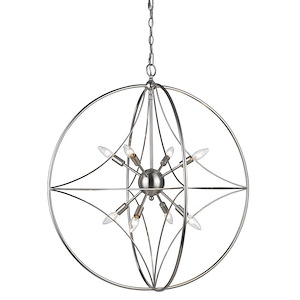 Cortez - 8 Light Pendant in Transitional Style - 30 Inches Wide by 33 Inches High
