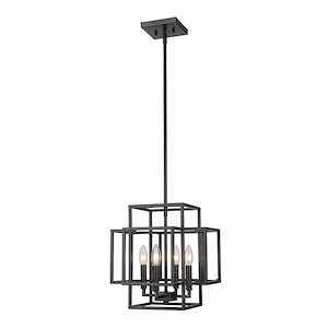 Titania - 4 Light Pendant In Modern Style-14 Inches Tall and 14 Inches Wide - 1287823