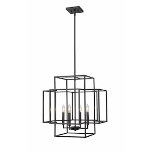 Titania - 4 Light Pendant In Modern Style-22 Inches Tall and 22 Inches Wide - 1287906