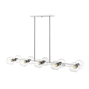 Marquee - 10 Light Pendant in Fusion Style - 14 Inches Wide by 5.5 Inches High - 689148
