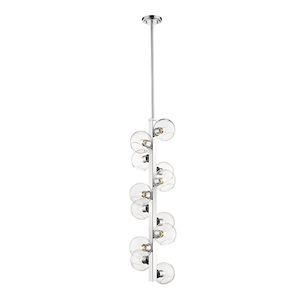 Marquee - 12 Light Pendant in Fusion Style - 14 Inches Wide by 43.25 Inches High