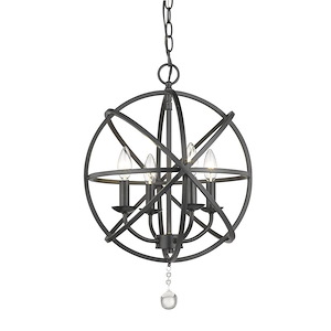 Tull - 4 Light Chandelier in Transitional Style - 16 Inches Wide by 21.13 Inches High