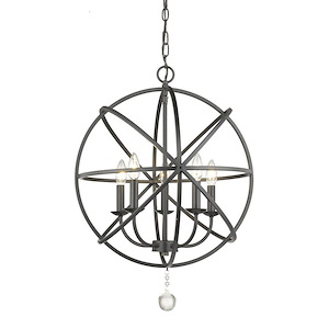 Tull - 5 Light Chandelier in Transitional Style - 20 Inches Wide by 25.13 Inches High
