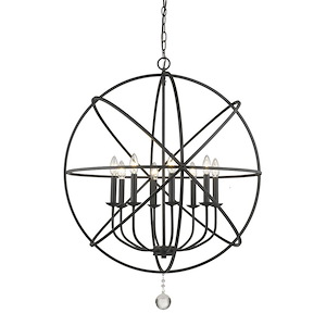 Tull - 8 Light Chandelier in Shabby Chic Style - 30 Inches Wide by 35.63 Inches High