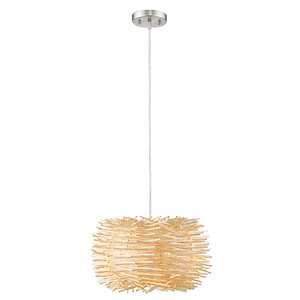 Sora - 1 Light Pendant in Shabby Chic Style - 15.75 Inches Wide by 8 Inches High - 689117