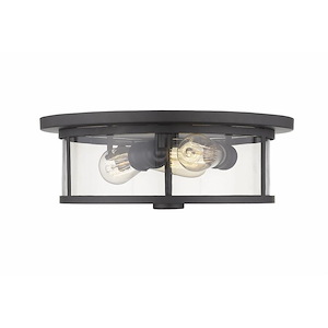 Savannah - 3 Light Flush Mount in Midcentury Style - 15.75 Inches Wide by 6.25 Inches High - 747004
