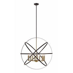 Cavallo - 10 Light Pendant in Fusion Style - 36 Inches Wide by 34.5 Inches High