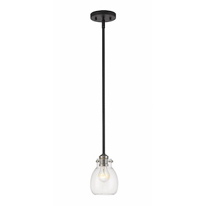 Kraken - 1 Light Mini Pendant in Industrial Style - 5.25 Inches Wide by 7.5 Inches High