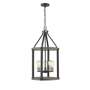 Kirkland - 5 Light Pendant in Restoration Style - 16 Inches Wide by 31 Inches High