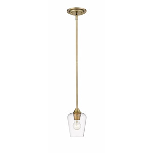 Joliet - 1 Light Mini Pendant in Shabby Chic Style - 5.5 Inches Wide by 7.5 Inches High - 1002058