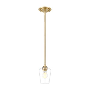 Joliet - 1 Light Pendant-7.5 Inch Tall and 5.5 Inch Wide - 1397081
