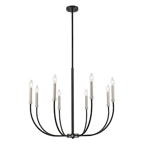 Haylie - 8 Light Chandelier in Electric Style - 32.5 Inches Wide by 109.25 Inches High