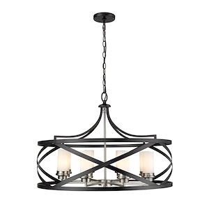 Malcalester - 8 Light Pendant in Linear Style - 30 Inches Wide by 21.5 Inches High - 937917