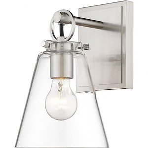 Harper - 1 Light Wall Sconce In Transitional Style-10.5 Inches Tall and 6.5 Inches Wide