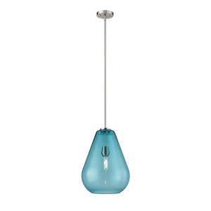 Ayra - 1 Light Pendant in Urban Style - 12 Inches Wide by 16.75 Inches High