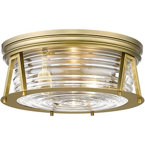 Cape Harbor - 3 Light Flush Mount In Transitional Style-6.5 Inches Tall and 16 Inches Wide - 1113068