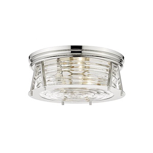 Cape Harbor - 3 Light Flush Mount In Transitional Style-6.5 Inches Tall and 16 Inches Wide - 1093786