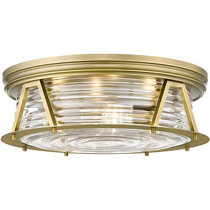 Cape Harbor - 4 Light Flush Mount In Transitional Style-6.5 Inches Tall and 20 Inches Wide - 1113069