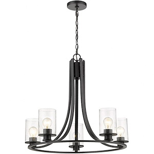 Beckett - 5 Light Chandelier In Transitional Style-24 Inches Tall and 27 Inches Wide
