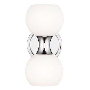 Artemis - 2 Light Wall Sconce In Mid-Century Modern Style-10.75 Inches Tall and 6.5 Inches Wide