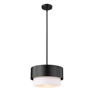 Counterpoint - 1 Light Pendant In Modern Style-7.25 Inches Tall and 12 Inches Wide