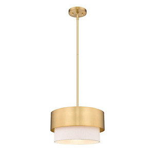 Counterpoint - 1 Light Pendant In Modern Style-7.25 Inches Tall and 12 Inches Wide