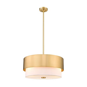 Counterpoint - 3 Light Pendant In Modern Style-9.25 Inches Tall and 18 Inches Wide