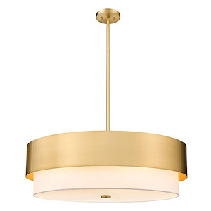 Counterpoint - 6 Light Pendant In Modern Style-40.5 Inches Tall and 31.5 Inches Wide