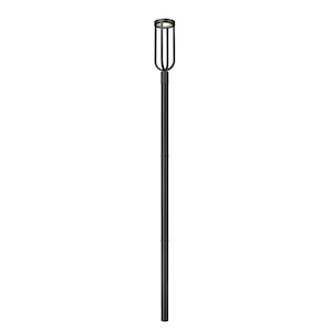 Leland - 16W 1 LED Outdoor Post Mount In Industrial Style-118.75 Inches Tall and 9 Inches Wide