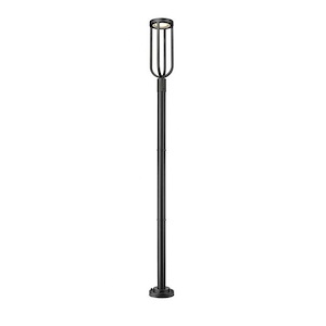 Leland - 16W 1 LED Outdoor Post Mount In Industrial Style-97.25 Inches Tall and 9 Inches Wide - 1325427