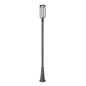 Leland - 16W 1 LED Outdoor Post Mount In Industrial Style-117.75 Inches Tall and 10 Inches Wide