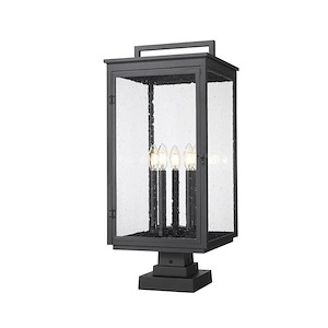 Hartwell  - 5 Light Outdoor Pier Mount-27.75 Inch Tall and 12 Inch Wide - 1374875