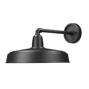 RLM  - 1 Light Outdoor Wall Mount-9.5 Inch Tall and 14 Inch Wide - 1374890